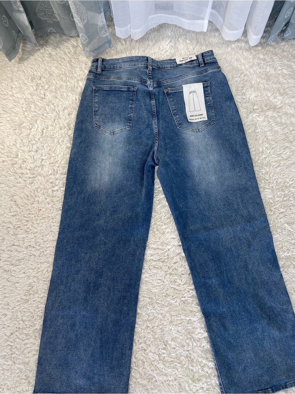 Katch Me Wide Leg Classic Women Straight-Leg Jeans - Mid Blue